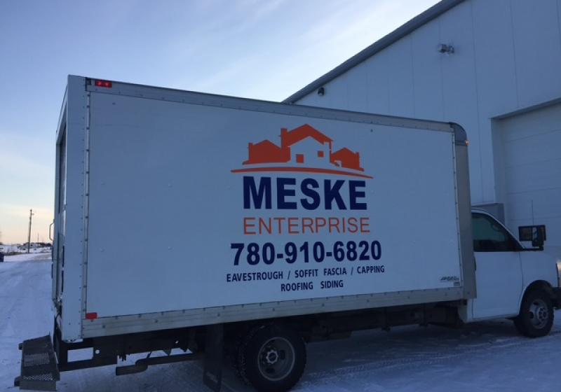 Meske Enterprise Cube Van Graphic